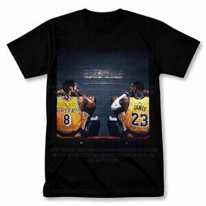 Kobe Bryant Lebron James Lakers Graphic T Shirt Style Basketball Fan Tee